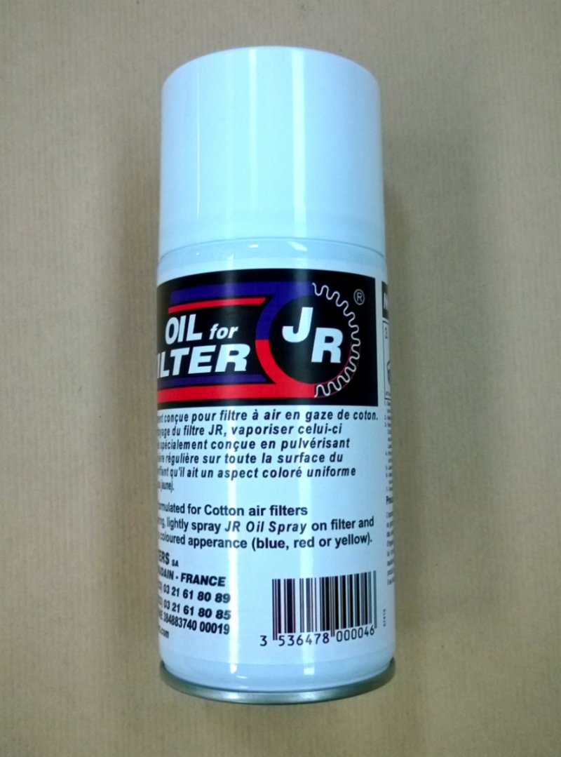 Oil spray for JR air filters