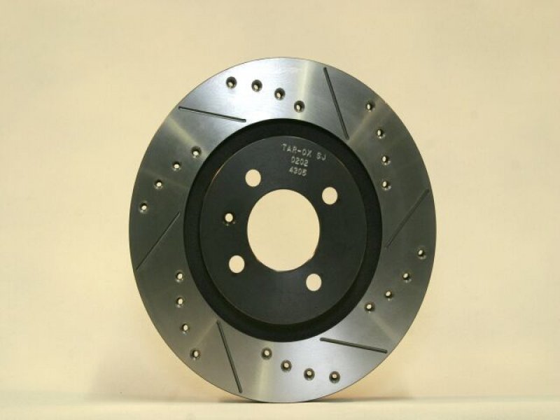 Tarox drilled-groved rear brake discs