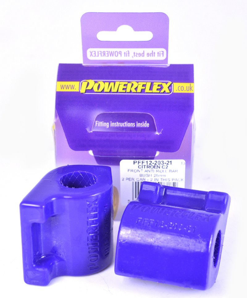 Front anti roll bar mount bushes